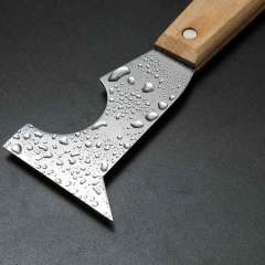 Wooden Handle Stainless Steel Paint Scraper Taping knife Multifunctional Putty Knife Scraper