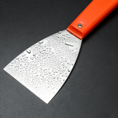 Plastic handle Stainless Steel Carbon Steel Soft Grip Heavy Duty Bent Putty Knife Scraper