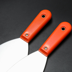 Plastic handle Stainless Steel Carbon Steel Soft Grip Heavy Duty Bent Putty Knife Scraper