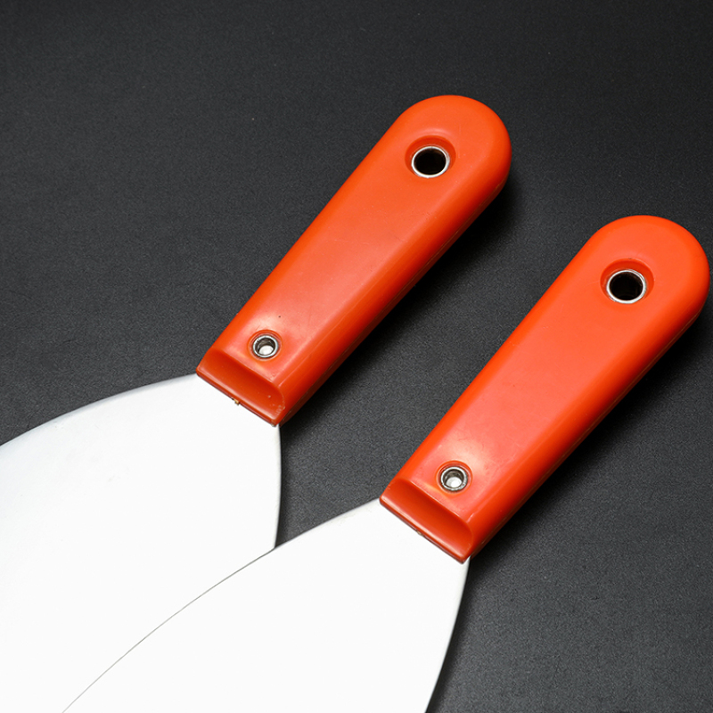 Plastic handle Stainless Steel Carbon Steel Soft Grip Heavy Duty Bent Putty Knife Scraper
