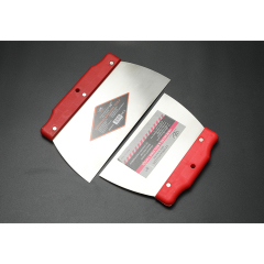 High Carbon Molded Slip Resistant Handles Excellent Balance and Flex Japanese Steel Stain Free Bench Scraper