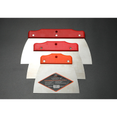 High Carbon Molded Slip Resistant Handles Excellent Balance and Flex Japanese Steel Stain Free Bench Scraper