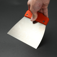 High Carbon Molded Slip Resistant Handles Excellent Balance and Flex Japanese Steel Stain Free Bench Scraper