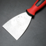 Soft Grip Flex Stainless Steel Putty Knife Premium Stainless Steel Paint Scraper for Applying Putty and Repairing Drywall