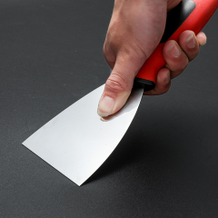 Soft Grip Flex Stainless Steel Putty Knife Premium Stainless Steel Paint Scraper for Applying Putty and Repairing Drywall