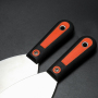 Stainless Steel Dough Scraper with Rubber Handle Carbon Steel Paint Scraper