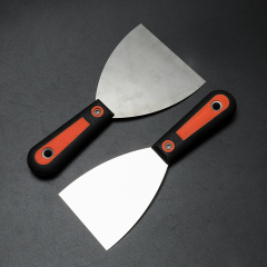 Stainless Steel Dough Scraper with Rubber Handle Carbon Steel Paint Scraper