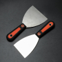 Stainless Steel Dough Scraper with Rubber Handle Carbon Steel Paint Scraper