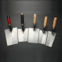 Wooden Handle High Carbon Steel Float Trowel Square End Bucket Hardened and Tempered Steel Bricklaying Trowel