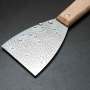Poignée en bois 3 pouces en acier au carbone Soft Grip Heavy Duty Bent Mastic Couteau Grattoir
