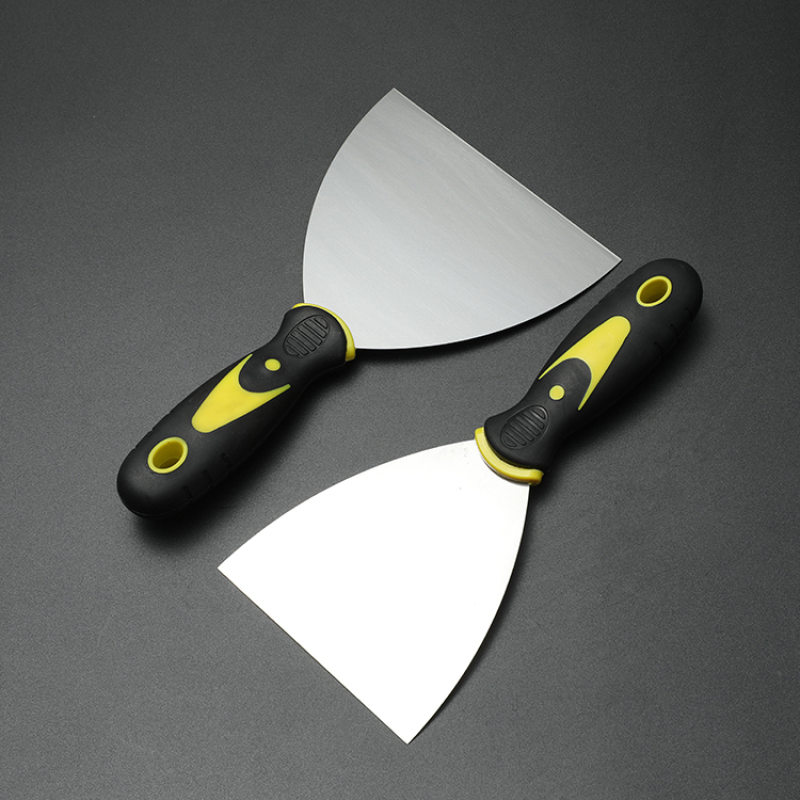 Plastic Handle Stainless Steel Blade Scrapers Flexible Spatula Putty Knife