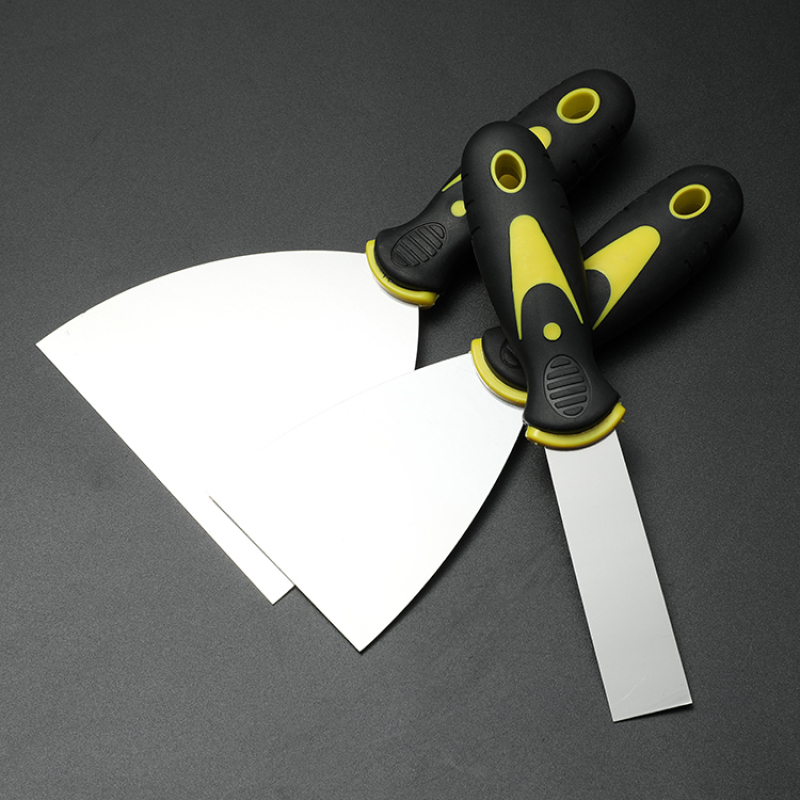 Plastic Handle Stainless Steel Blade Scrapers Flexible Spatula Putty Knife
