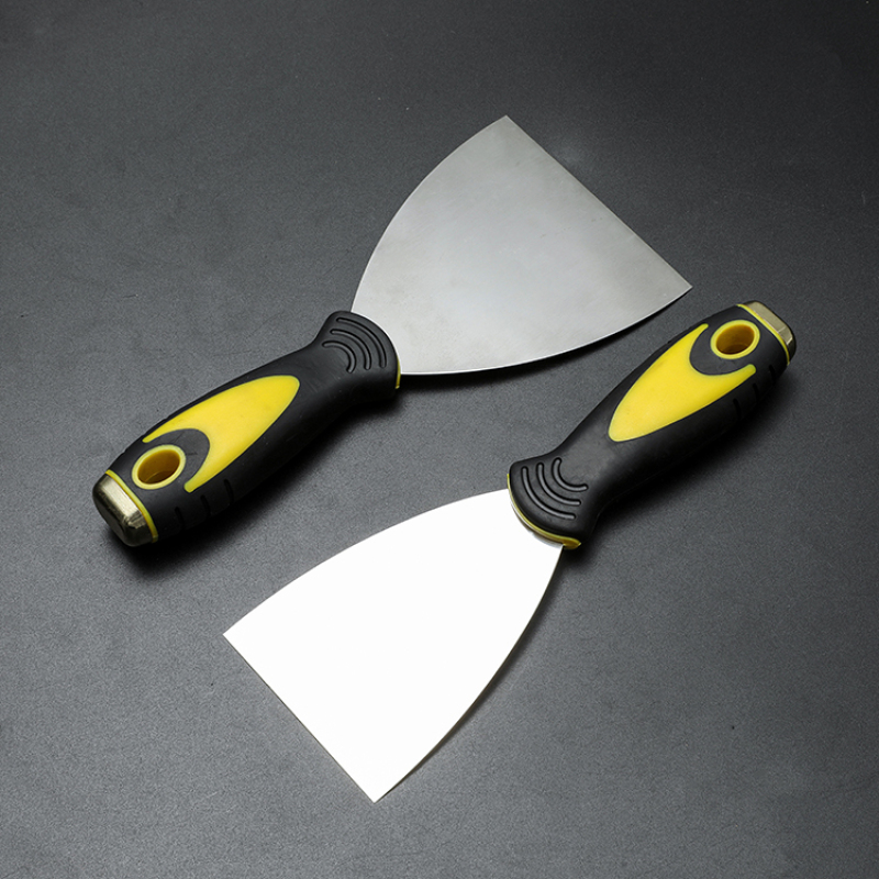 Construction Tool Stainless Steel Scraper Cleaning Knife Shovel Putty Spatula with Hammer End