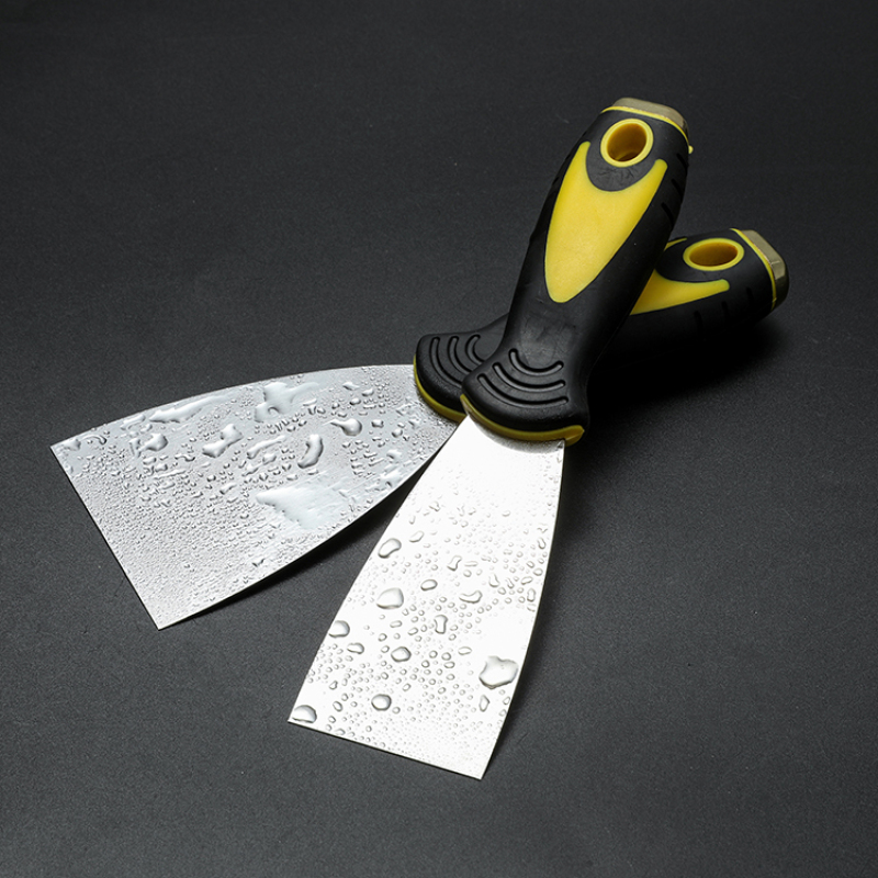 Construction Tool Stainless Steel Scraper Cleaning Knife Shovel Putty Spatula with Hammer End