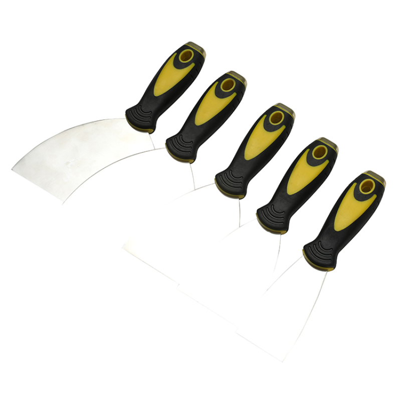 4pcs Scraper Set Steel Blades Putty Drywall Flexible Tapping