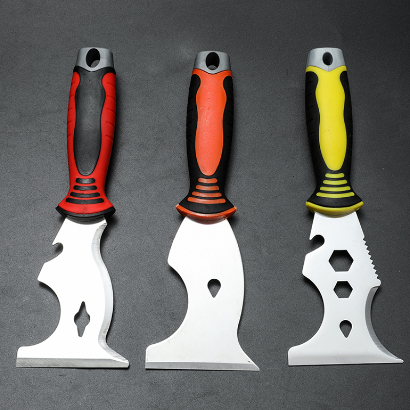 10 in 1 Multifunction Plastic Handle Stainless Steel Blade Painters Tool