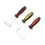 10 in 1 Multifunction Plastic Handle Stainless Steel Blade Painters Tool