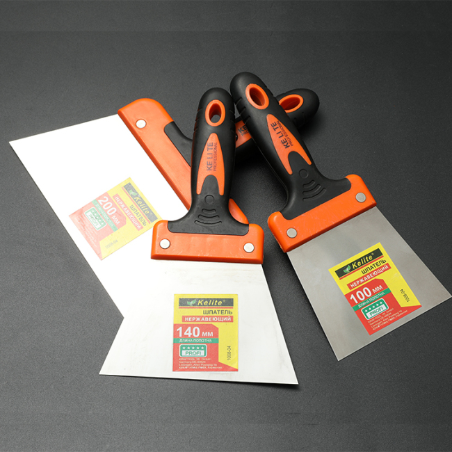 Hand Tools Carbon Steel Soft Grip Taping Knife Good Grips Stainless Steel Scraper & Chopper for Cutting Dough