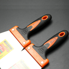Hand Tools Carbon Steel Soft Grip Taping Knife Good Grips Stainless Steel Scraper & Chopper for Cutting Dough
