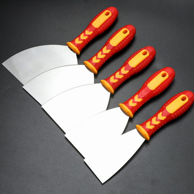 0.7 mm 1.0 mm Flexible Stainless Steel Blade Spatula Knife Carbon Steel Mirror Polished Putty Knives