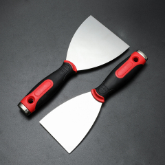 Carbon Steel Flexible Putty knife Set Premium Stainless Steel Spackle Knife