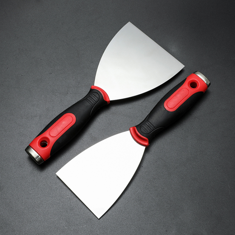 Carbon Steel Flexible Putty knife Set Premium Stainless Steel Spackle Knife