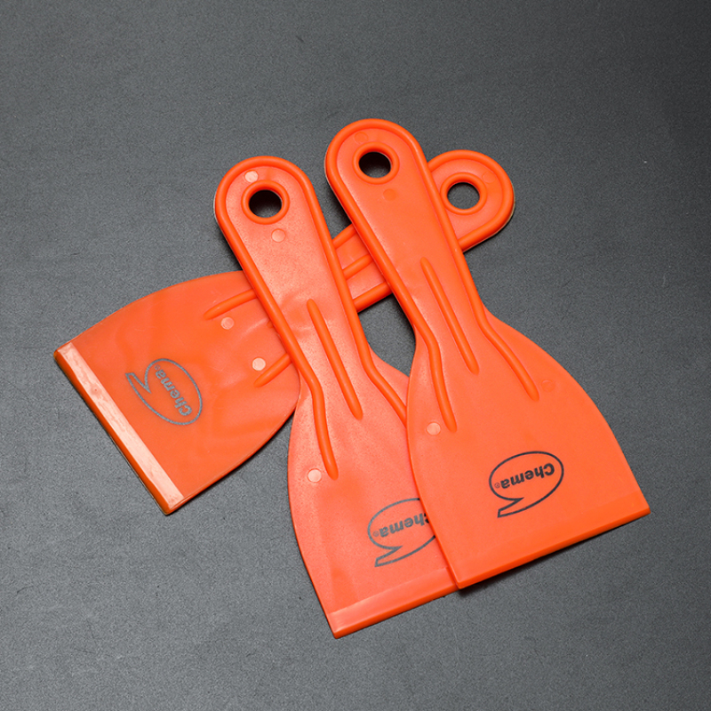 Economic Yellow Orange ABS Scraper Plastic Putty Knife