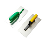 Carbon Steel Flat Finishing Drywall Trowel Trapezoid Shaped Stainless Steel Blade Plaster Trowel