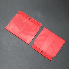 4 pcs Set Red Plastic ABS Putty Knife Scraper