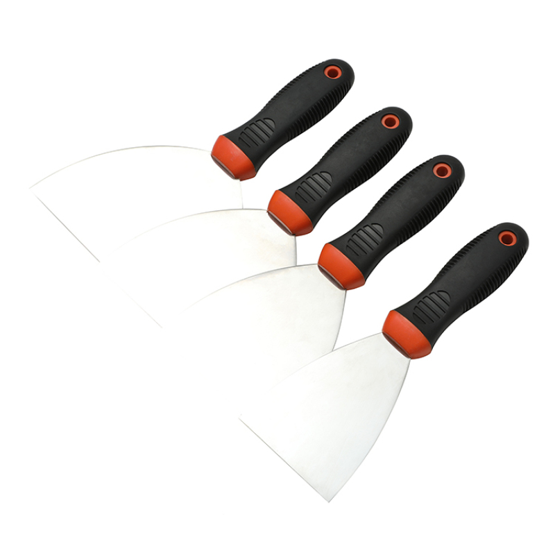 High Quality Toughness Plastic Hand Tools Painting Wall Cleaning Putty Knife Stainless Steel Scraper