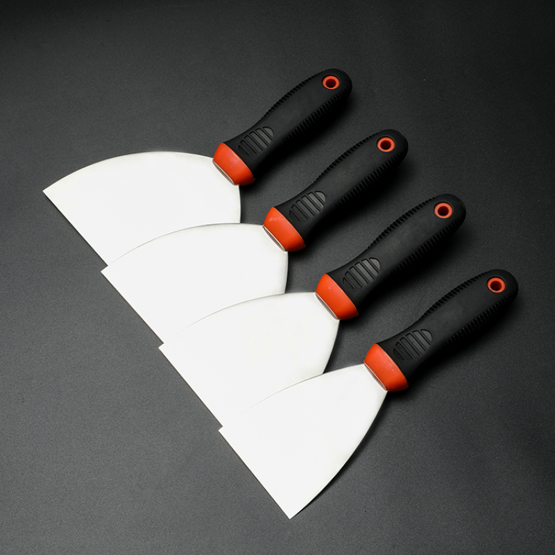 High Quality Toughness Plastic Hand Tools Painting Wall Cleaning Putty Knife Stainless Steel Scraper