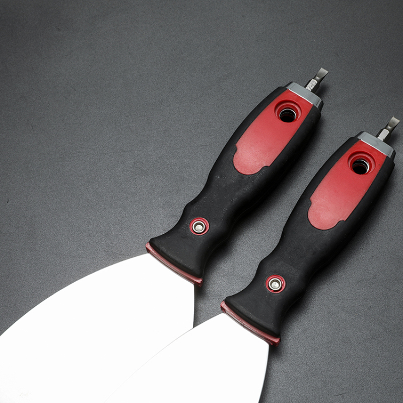 2" 3" 4" 5" High Quality Toughness Plastic Hand Tools Painting Wall Cleaning Putty Knife with Screwdriver end