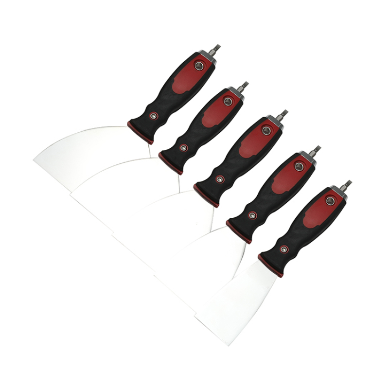 2" 3" 4" 5" High Quality Toughness Plastic Hand Tools Painting Wall Cleaning Putty Knife with Screwdriver end