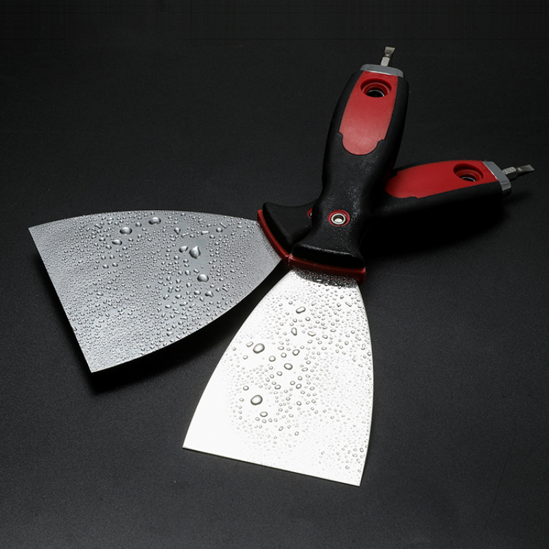 2" 3" 4" 5" High Quality Toughness Plastic Hand Tools Painting Wall Cleaning Putty Knife with Screwdriver end