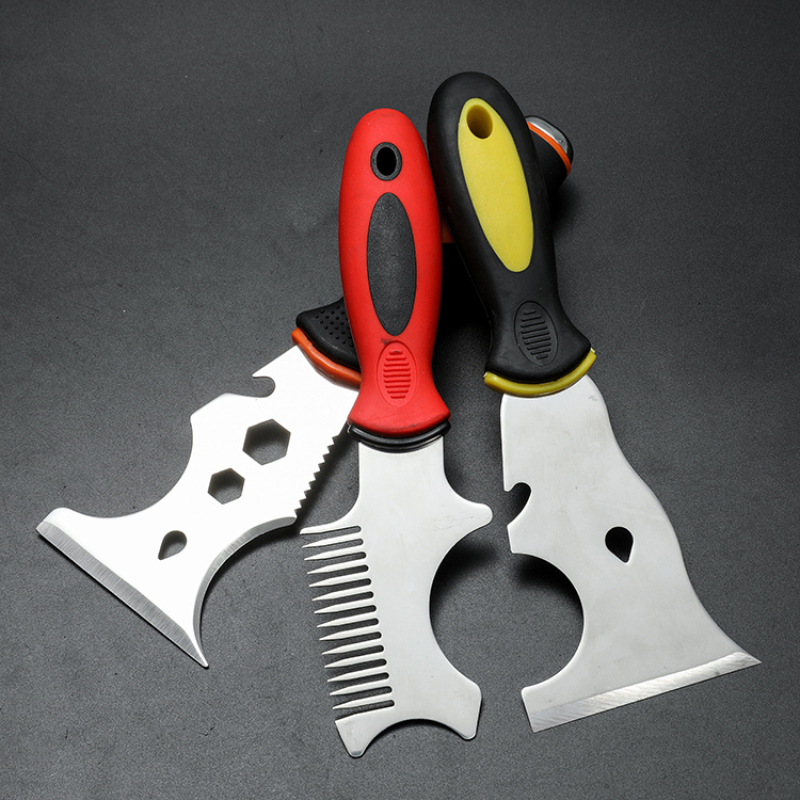 High Quality Stainless Steel Durable Clean Putty Knife Mirror Polished Multifunction Putty Knife