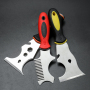 High Quality Stainless Steel Durable Clean Putty Knife Mirror Polished Multifunction Putty Knife