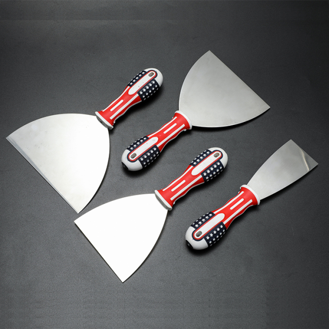 Professional Custom Multifunctional Paint Scraper Putty Knifes Carbon Steel Plastering Putty Knife