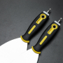 Mirror Surface Polished 420 Stainless Steel Flexible Blade Non-slip Handle Putty Knife with Screwdriver End
