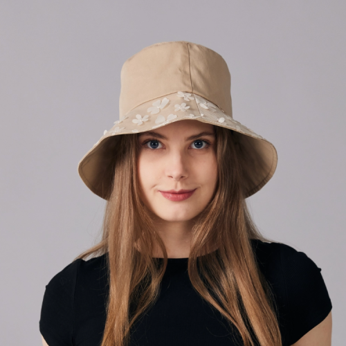 Customized men's and women's cotton fashion Bucket Hat
