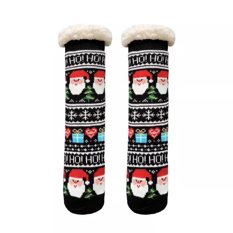 Christmas and New Year warm plush comfortable cotton socks Soft floor socks Warm wool anti-skid thick winter household socks