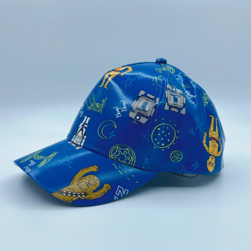 Custom patterned mirror pu baseball cap Cute children's cap baseball hat custom winter hats for women truck cap