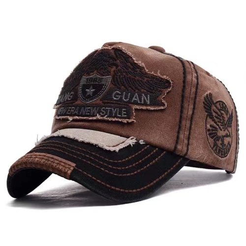 Custom men's and women's cotton denim used baseball cap fashion outdoor sun visor cap Custom men's and women's cotton denim used baseball cap fashion outdoor sun visor cap