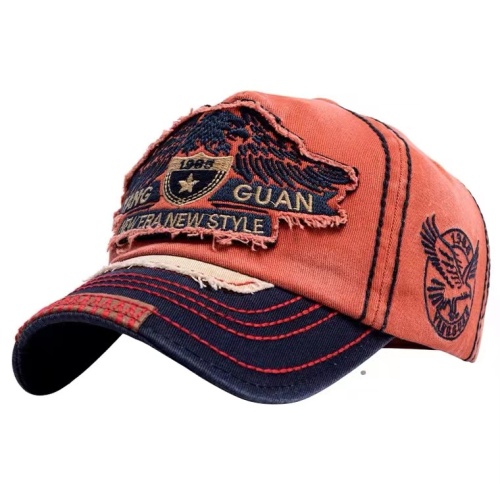 Custom men's and women's cotton denim used baseball cap fashion outdoor sun visor cap