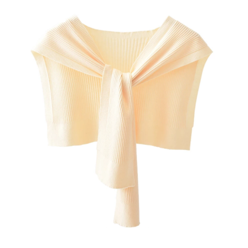 Autumn and Winter New Small Knitted Scarves Shawls Fashion Knotted Shoulder Thin Soft Women's Cape Shawl Clothing Decoration