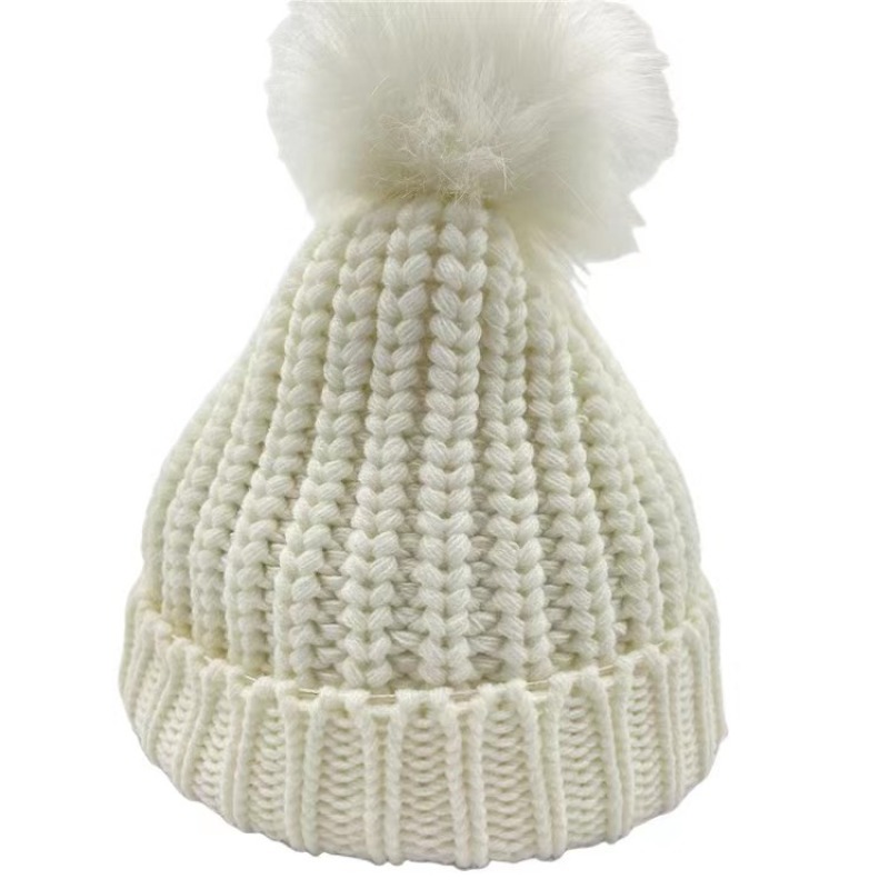 Custom logo neutral acrylic warm blank hat, men's and women's brimless urinal cap
