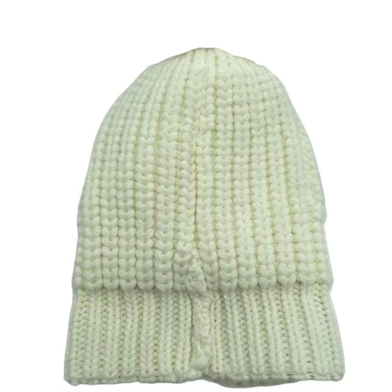 Custom logo neutral acrylic warm blank hat, men's and women's brimless urinal cap