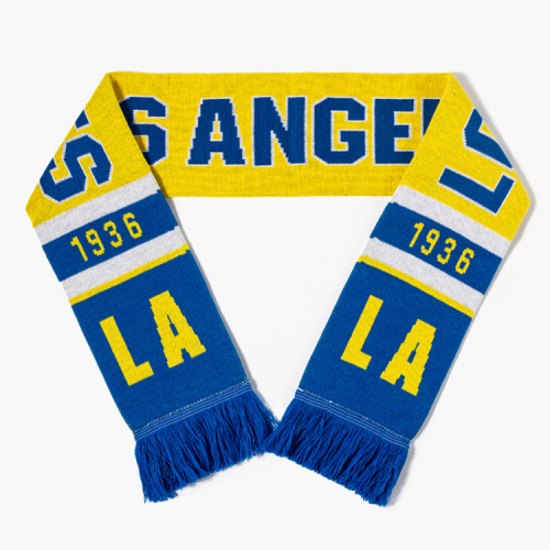 Customized High quality football scarf World European Football Club Customized knitted scarf Jacquard scarf