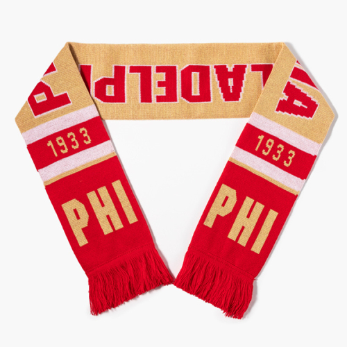 Customized High quality football scarf World European Football Club Customized knitted scarf Jacquard scarf