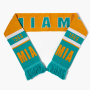 LOW MOQ OEM Custom Logo Football Scarf Acrylic Football Scarf Knitting Pattern Cashmere Football Scarf Women Men Quantity Winter