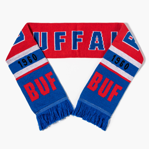 LOW MOQ OEM Custom Logo Football Scarf Acrylic Football Scarf Knitting Pattern Cashmere Football Scarf Women Men Quantity Winter